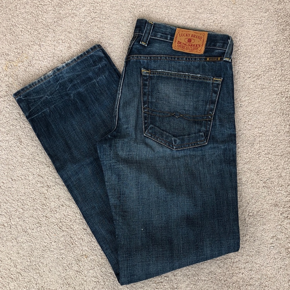 Lucky Brand Men's Indigo Straight Leg Jeans